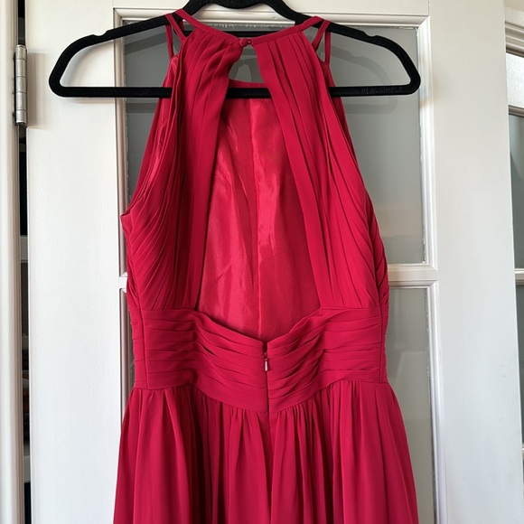 Bill Levkoff dress, deep red, Size 10 - Picture 4 of 6